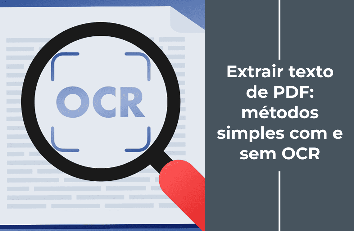 Extrair texto de PDF: métodos simples com e sem OCR