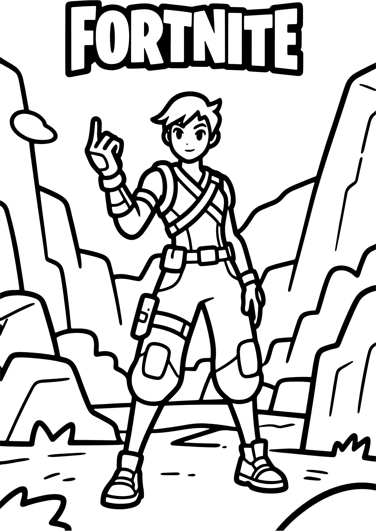 Fortnite Coloring Pages 2