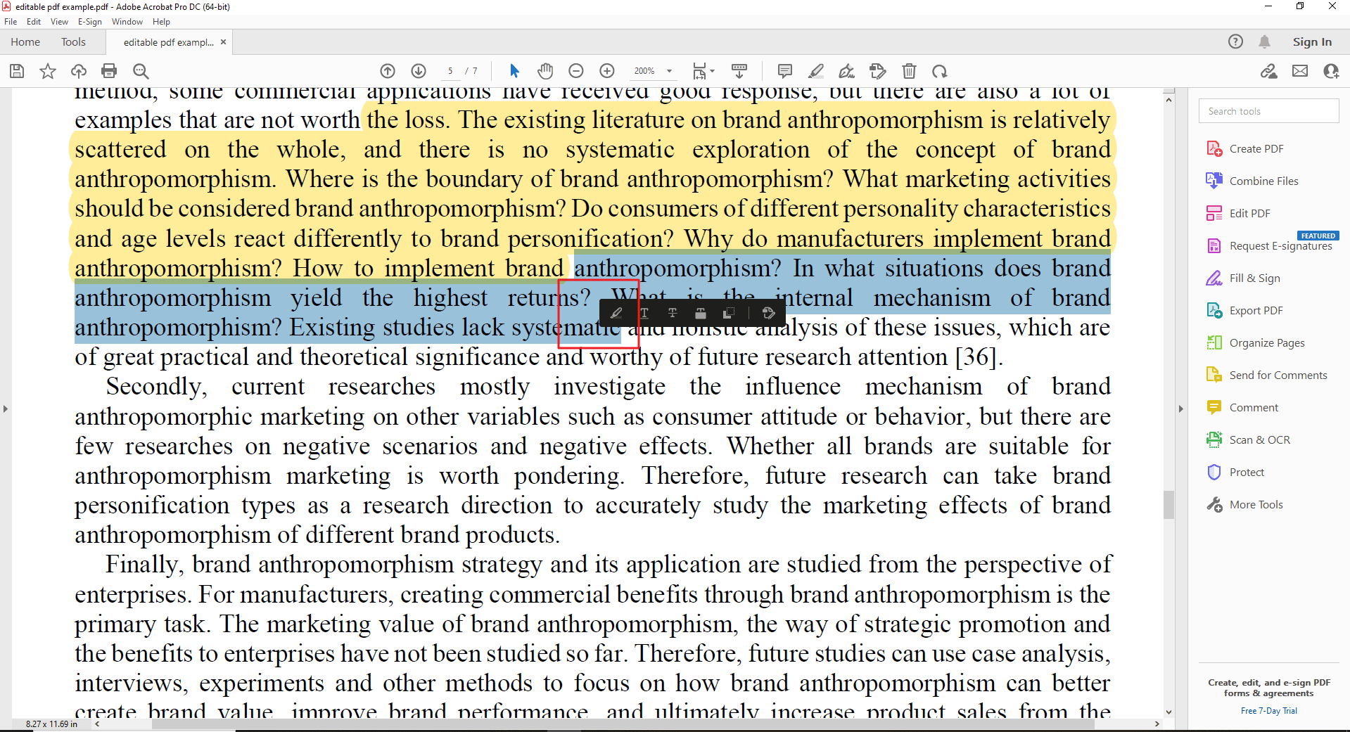 Function 1 How to Highlight Text in PDF