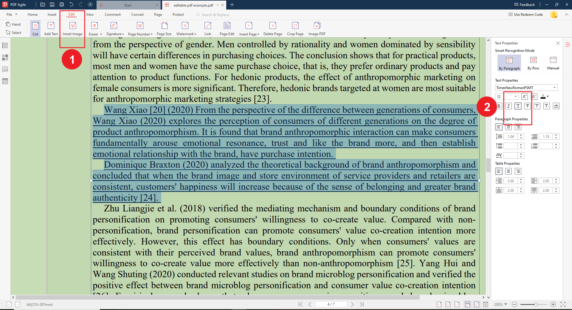 Function 2 How to Underline Text in PDF 2