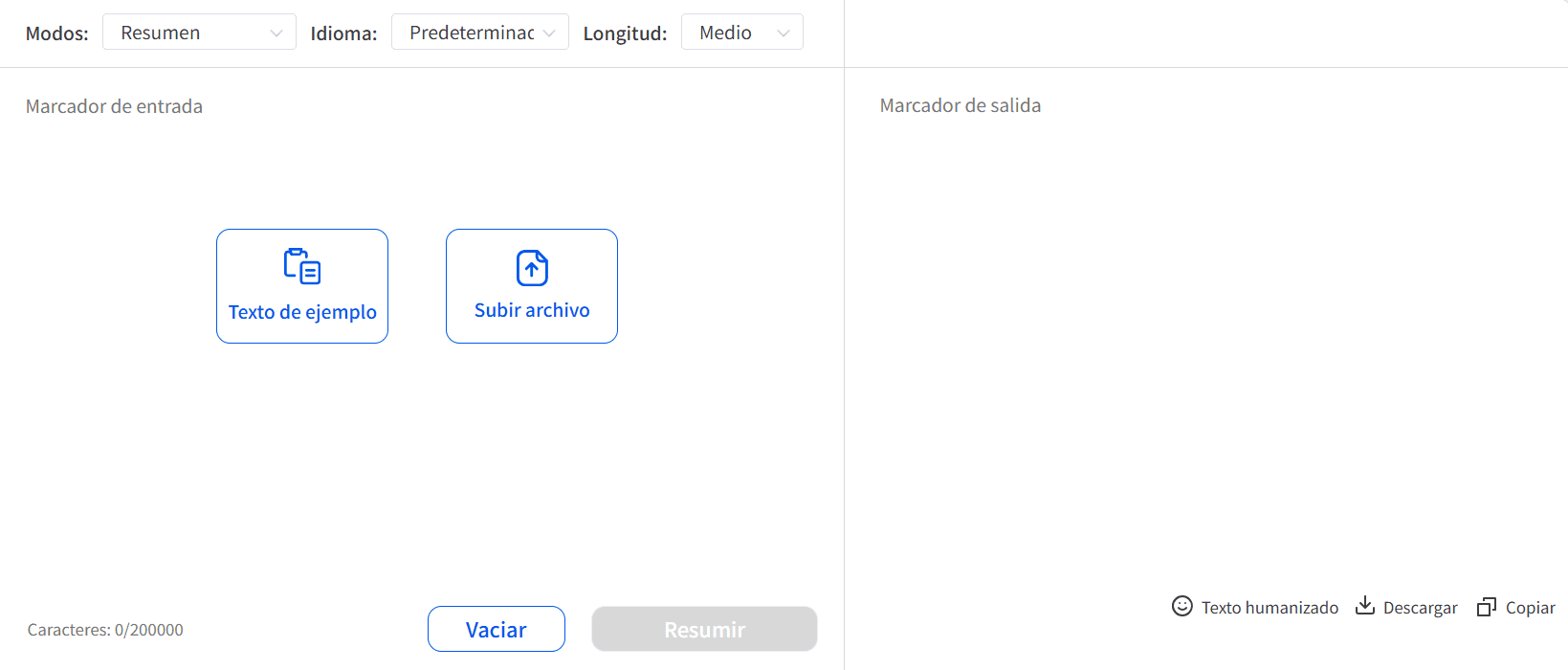 Generar resumen en PDF