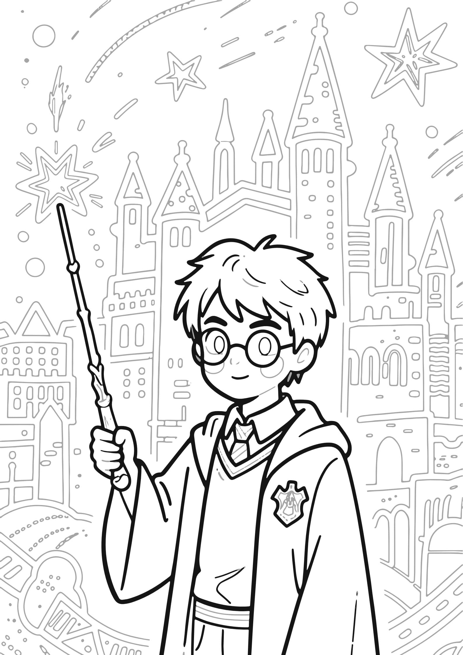 Harry Potter Coloring Sheets 2