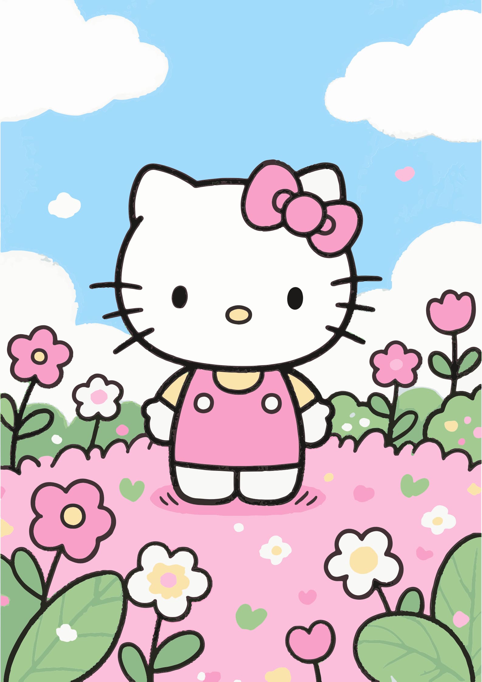 Hello Kitty Color Sheets 2