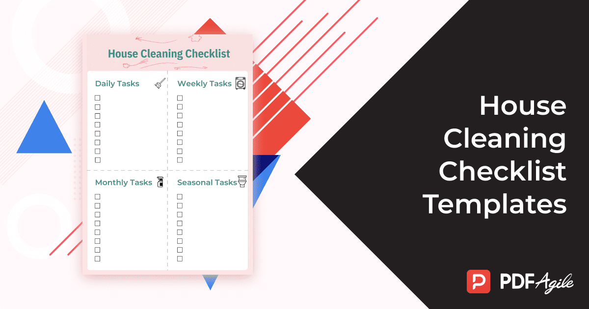 House Cleaning Checklist Template