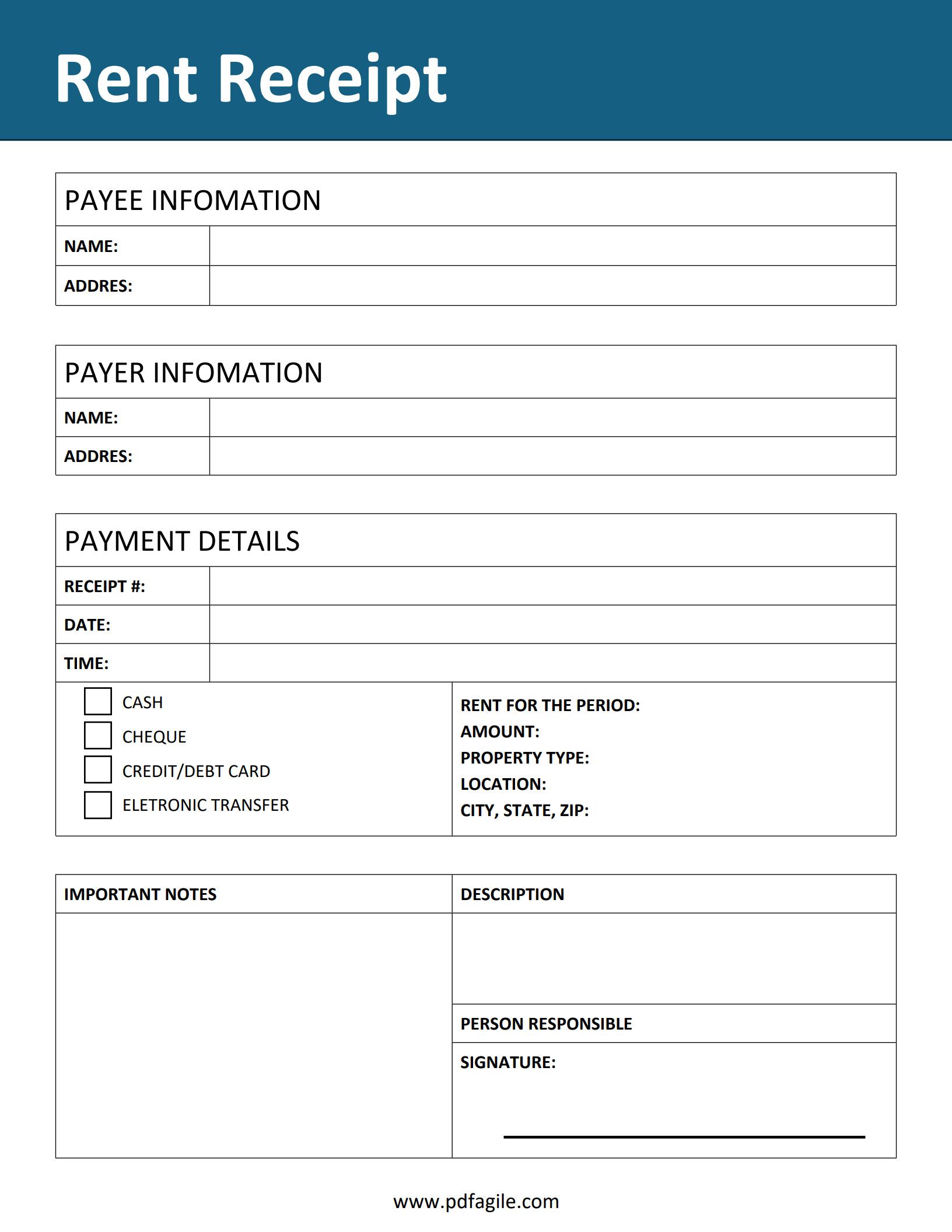 How Do I Fill out a Rent Receipt Properly?