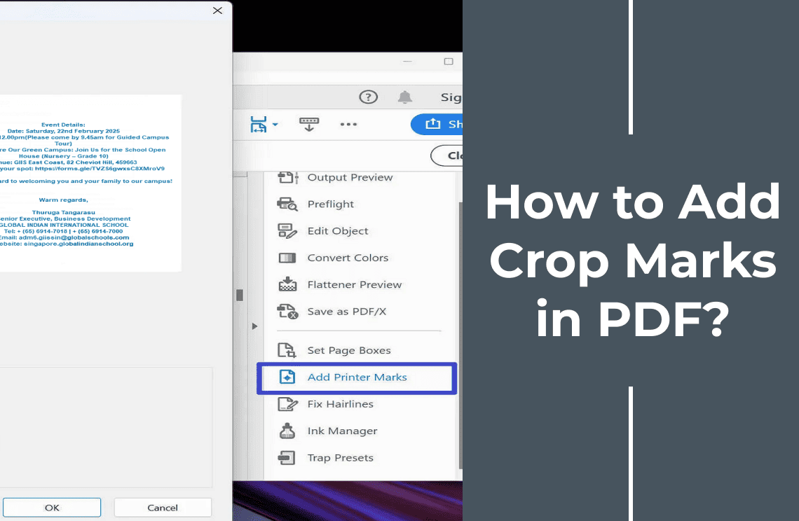 How to Add Crop Marks in PDF?