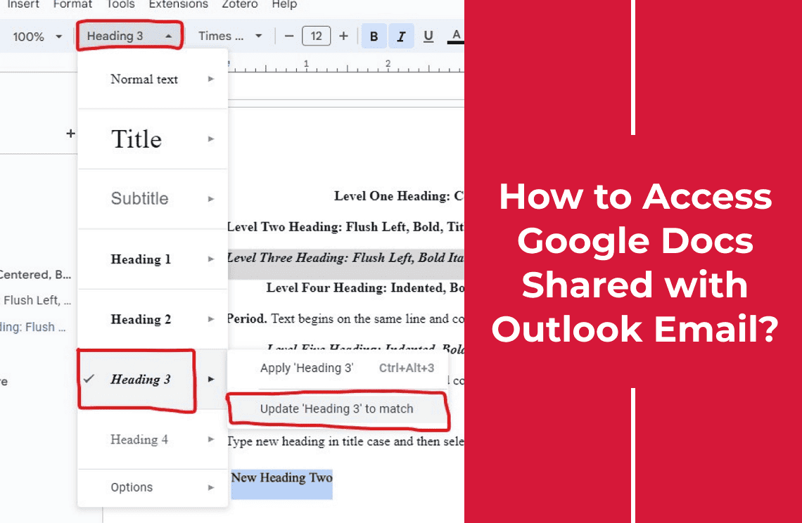 How to Add Headings in Google Docs