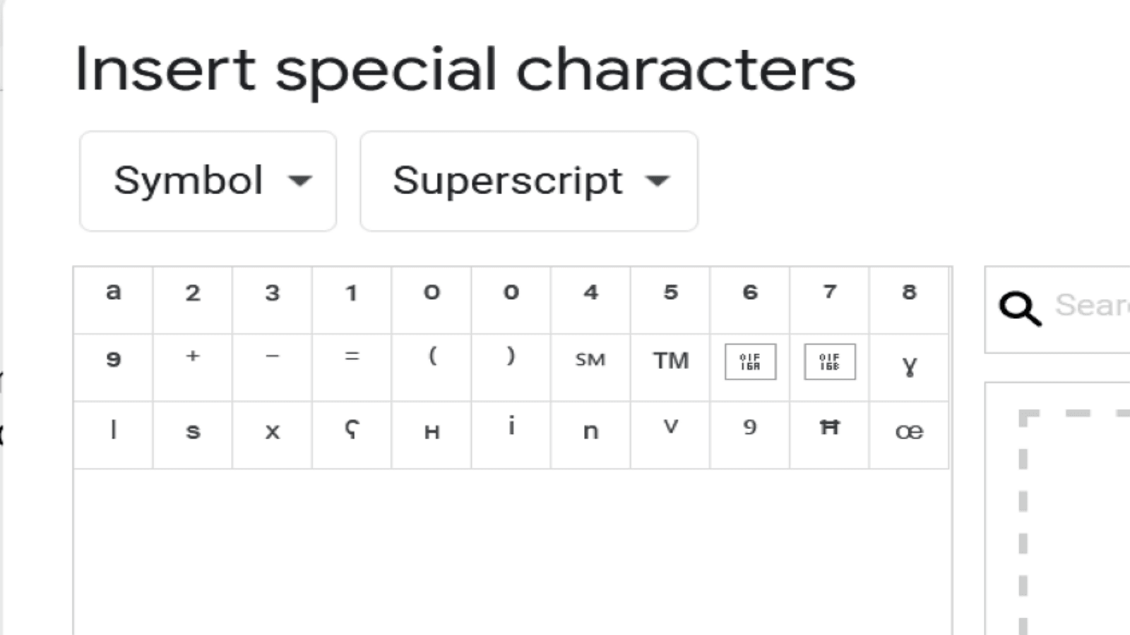 How to Add Special Superscript Characters