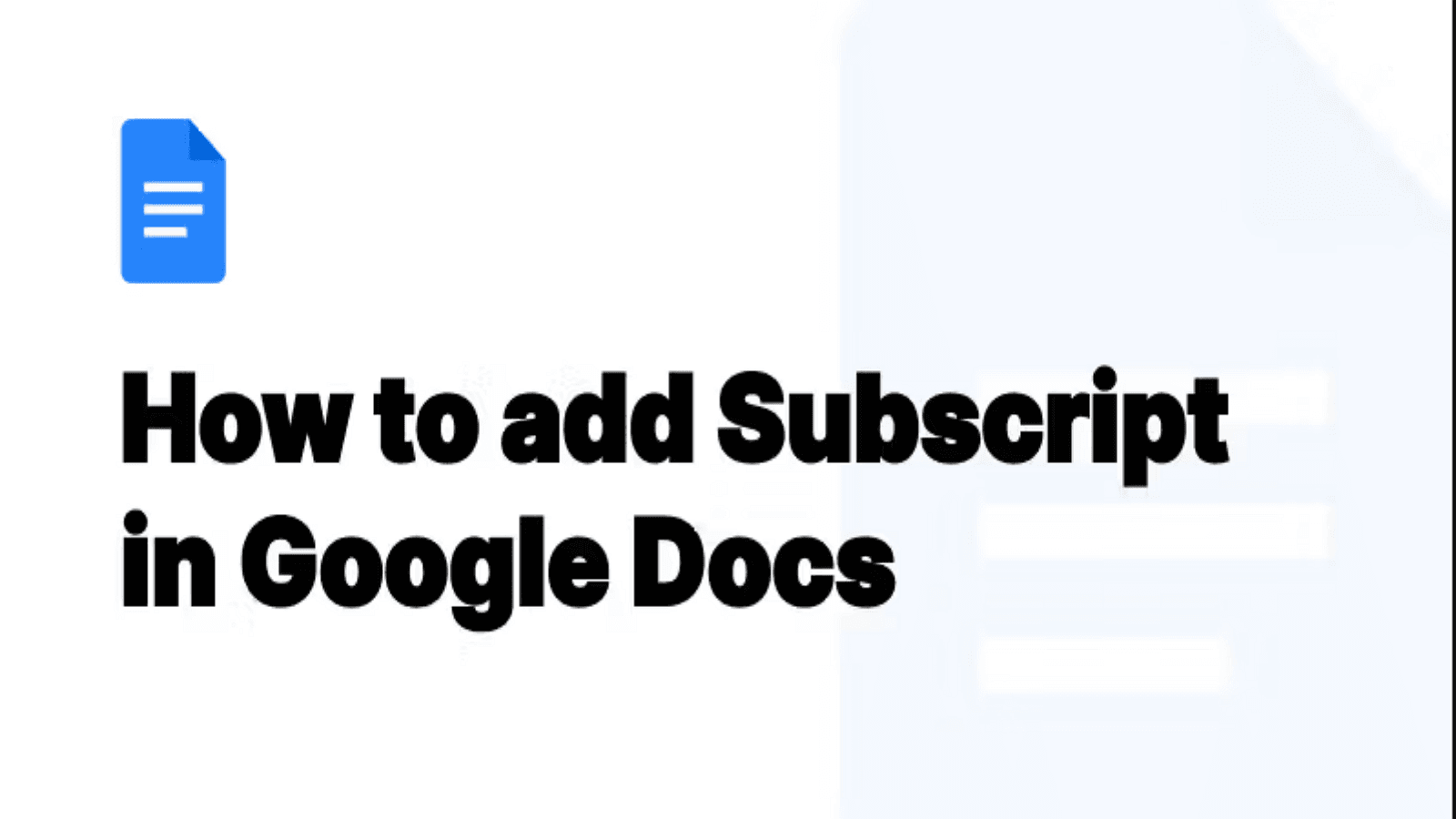 How to Add Superscript in Google Docs?