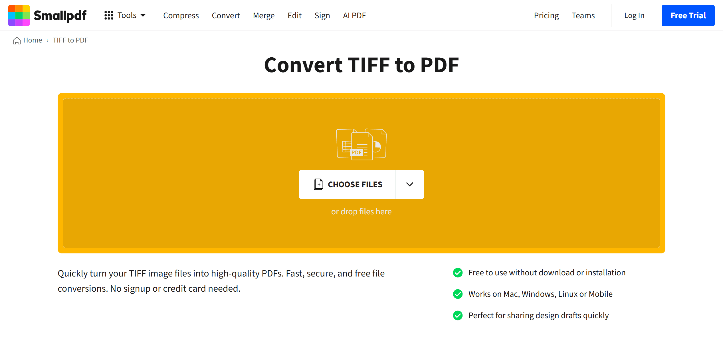 How to Convert TIFF to PDF via Online Tools?