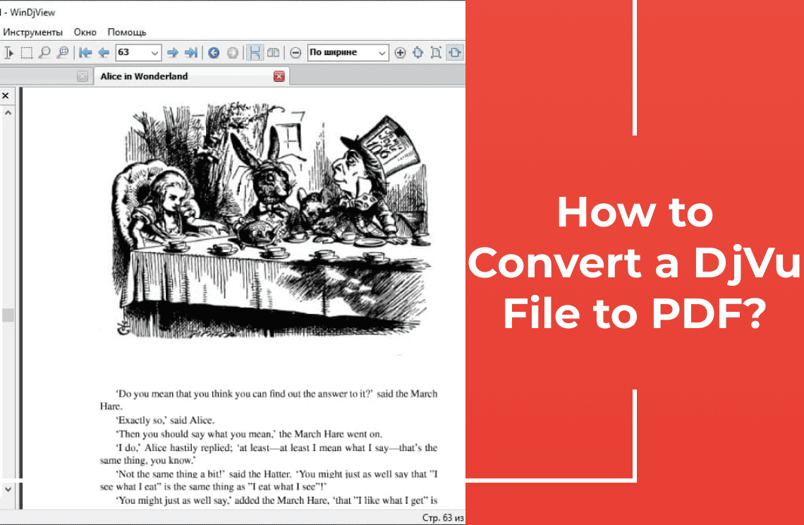 How to Convert a DjVu File to PDF?