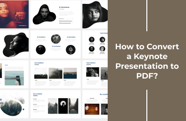 How to Convert a Keynote Presentation to PDF with Ease?