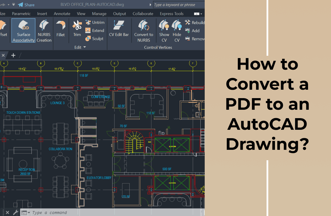 How to Convert a PDF to an AutoCAD Drawing?