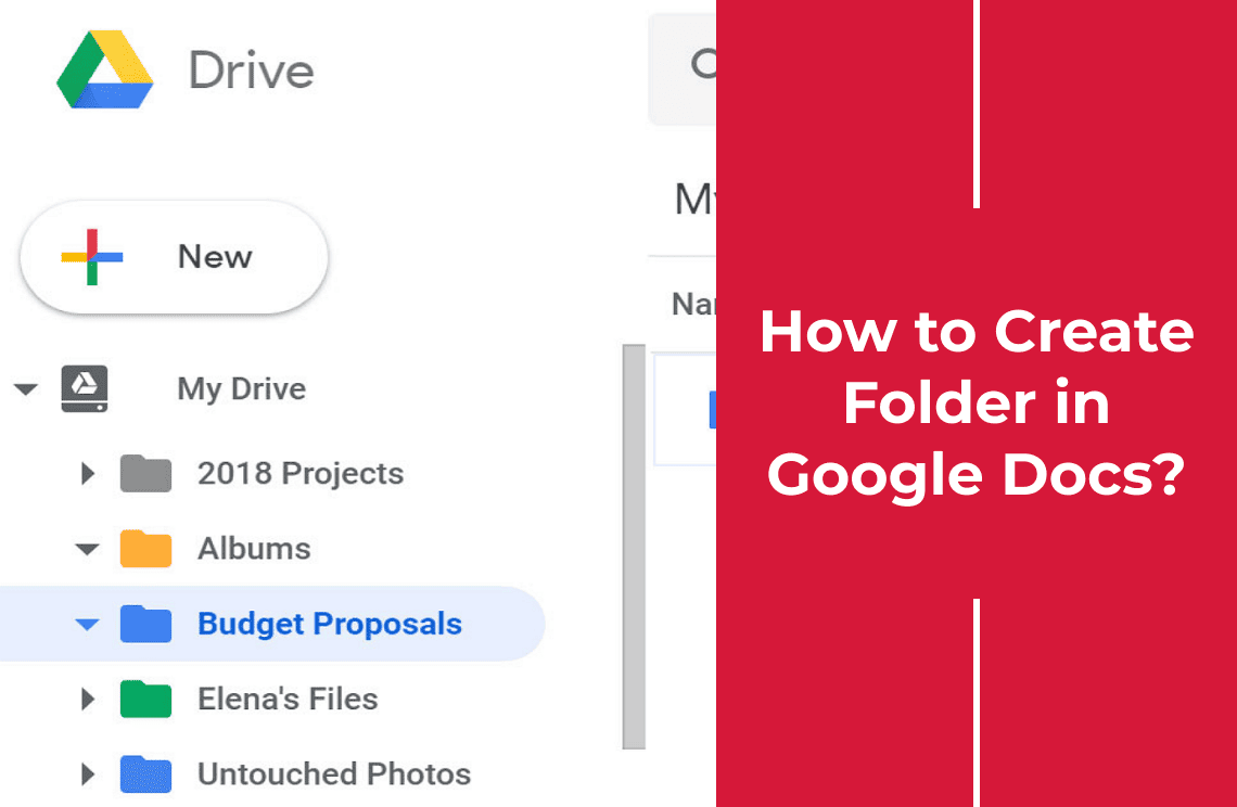 How to Create Folder in Google Docs?