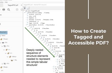 How to Create Tagged and Accessible PDF?