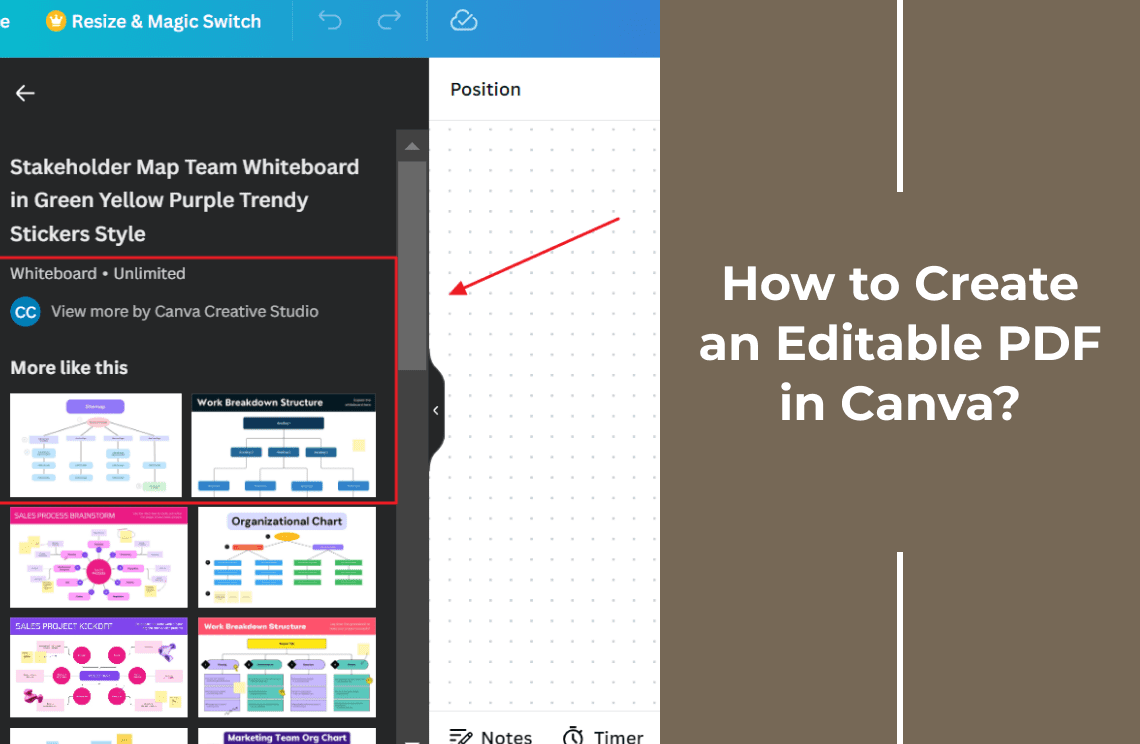 How to Create an Editable PDF in Canva