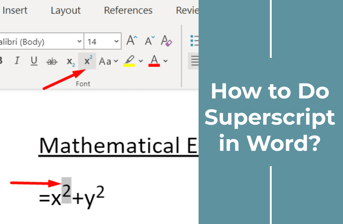 How to Do Superscript in Excel