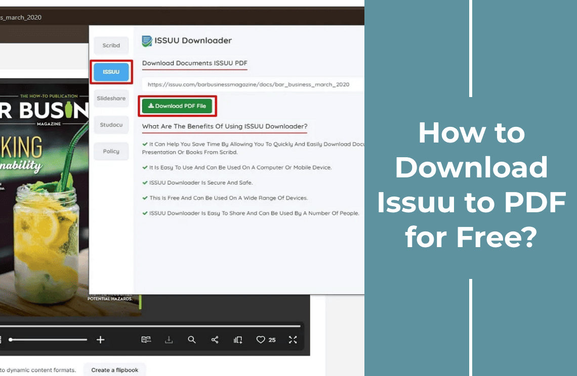 How to Download Issuu to PDF for Free?