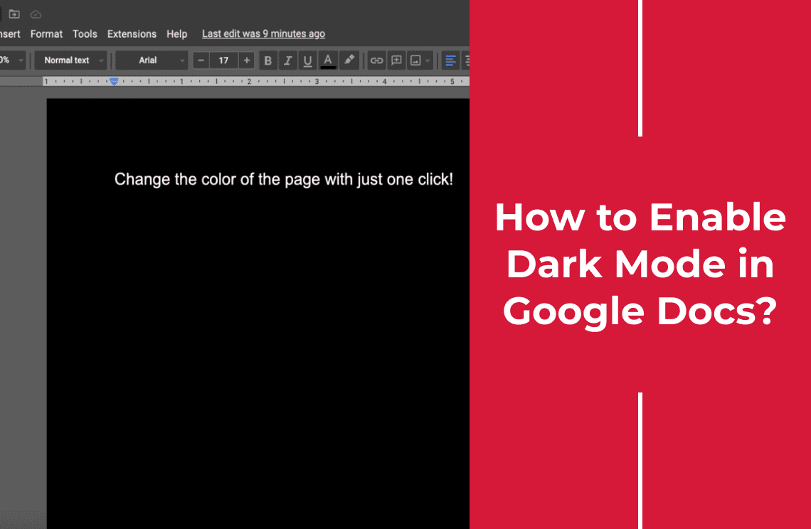 How to Enable Dark Mode in Google Docs Smoothly?