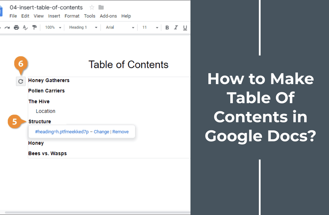 How to Make Table Of Contents in Google Docs