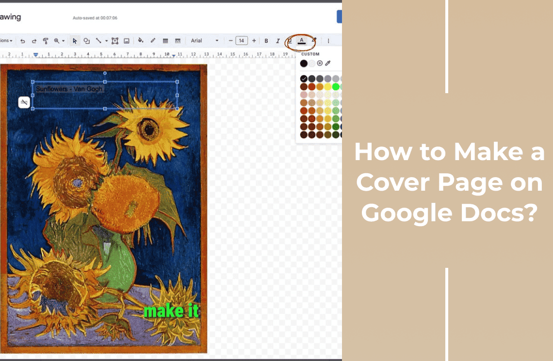 How to Make a Cover Page on Google Docs