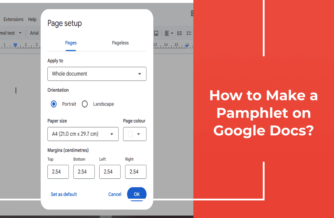 How to Make a Pamphlet on Google Docs