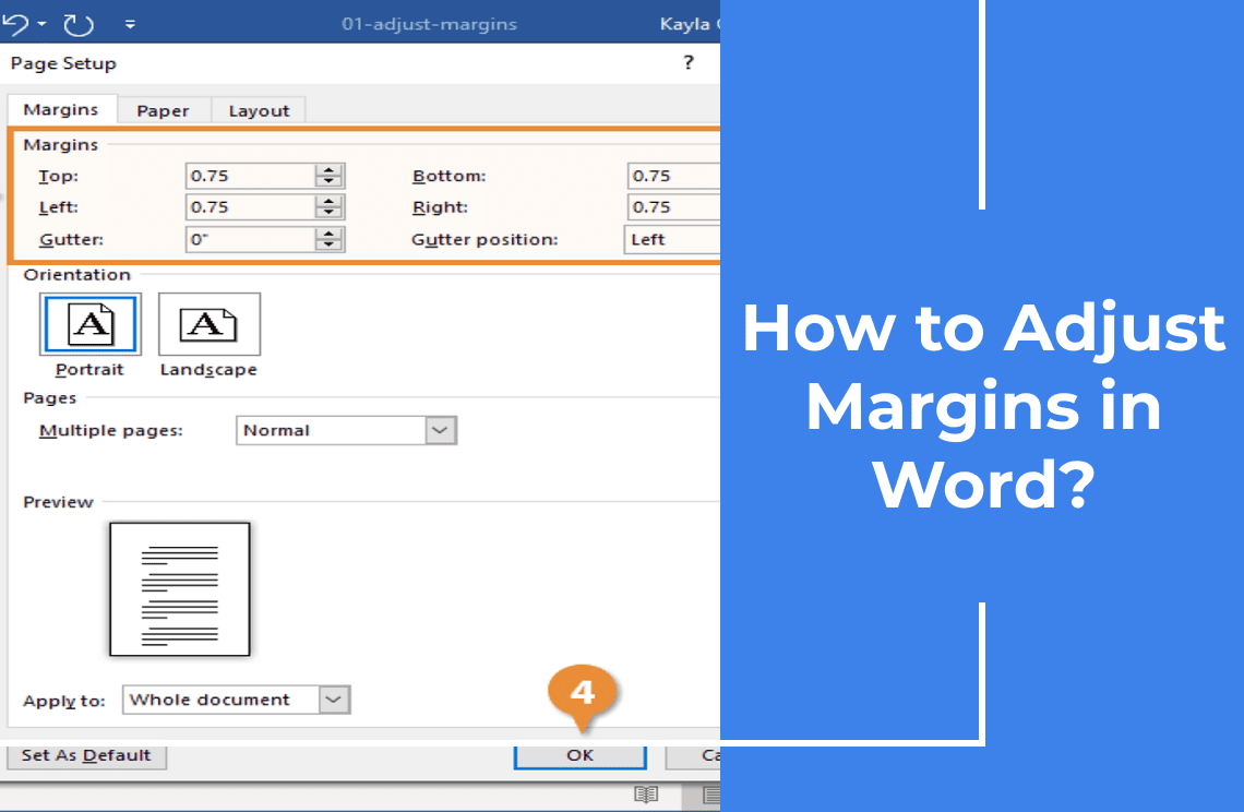 How to Perfectly Adjust Margins in Microsoft Word?