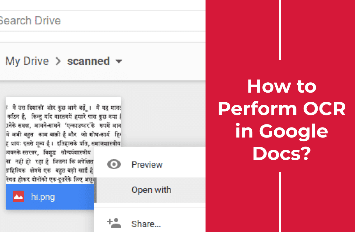 How to Perform OCR in Google Docs