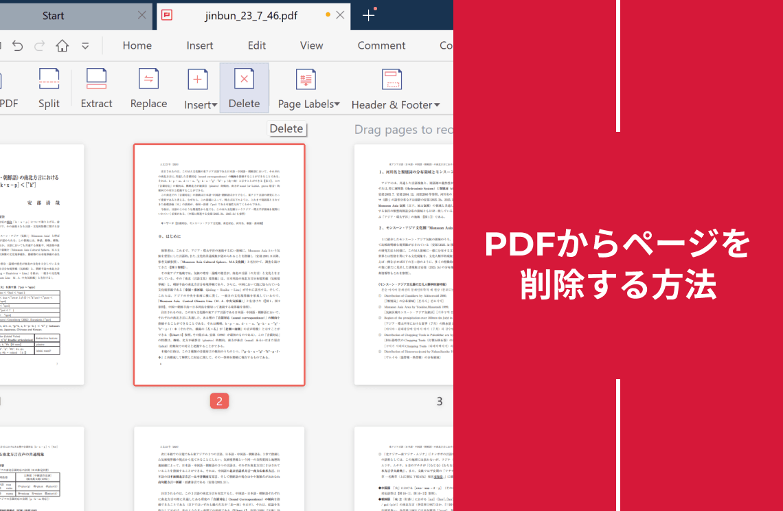 How to Remove Pages from a PDF JP