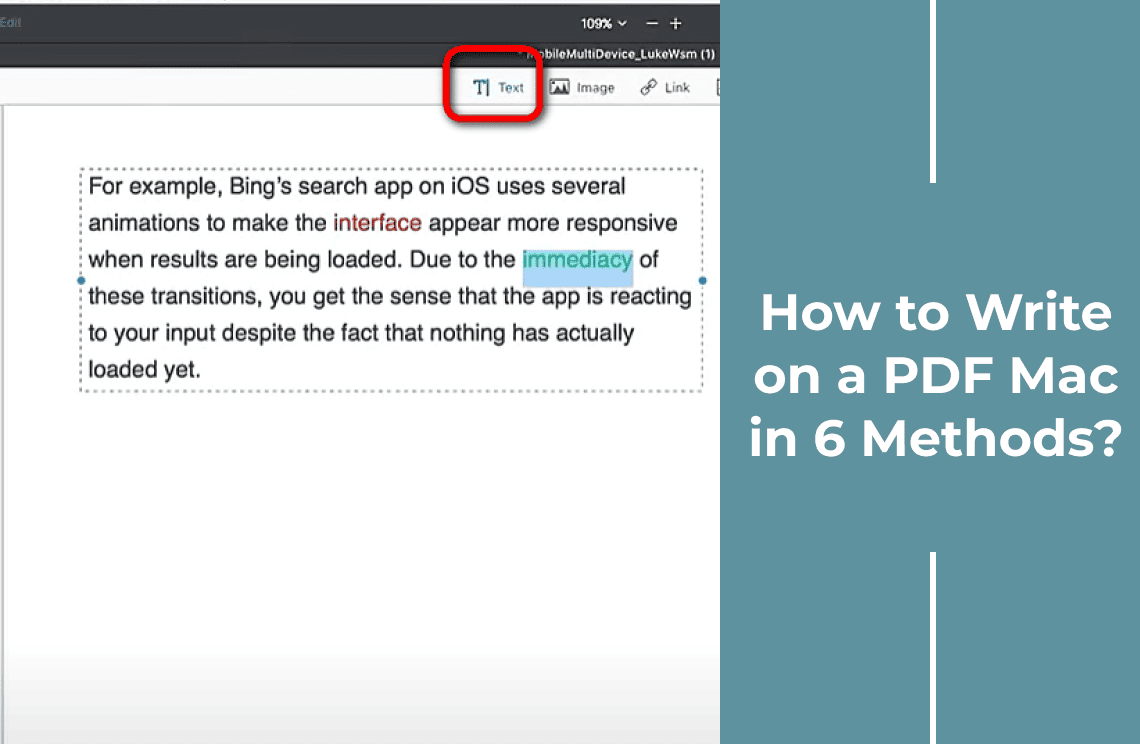 How to Write on a PDF on Mac in 6 Methods?