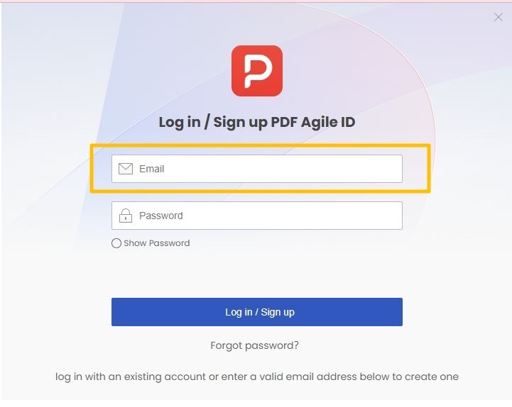 How to activate my PDF Agile ID account