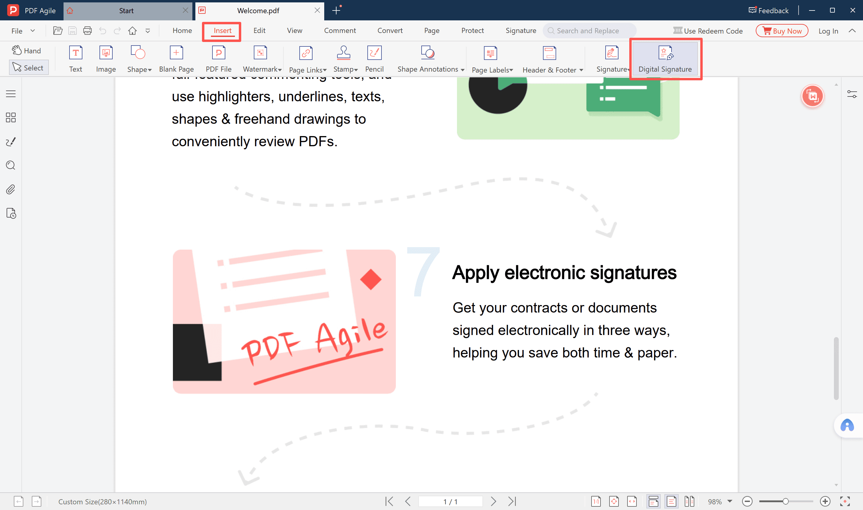 Insert Electronic Signature Into The Document