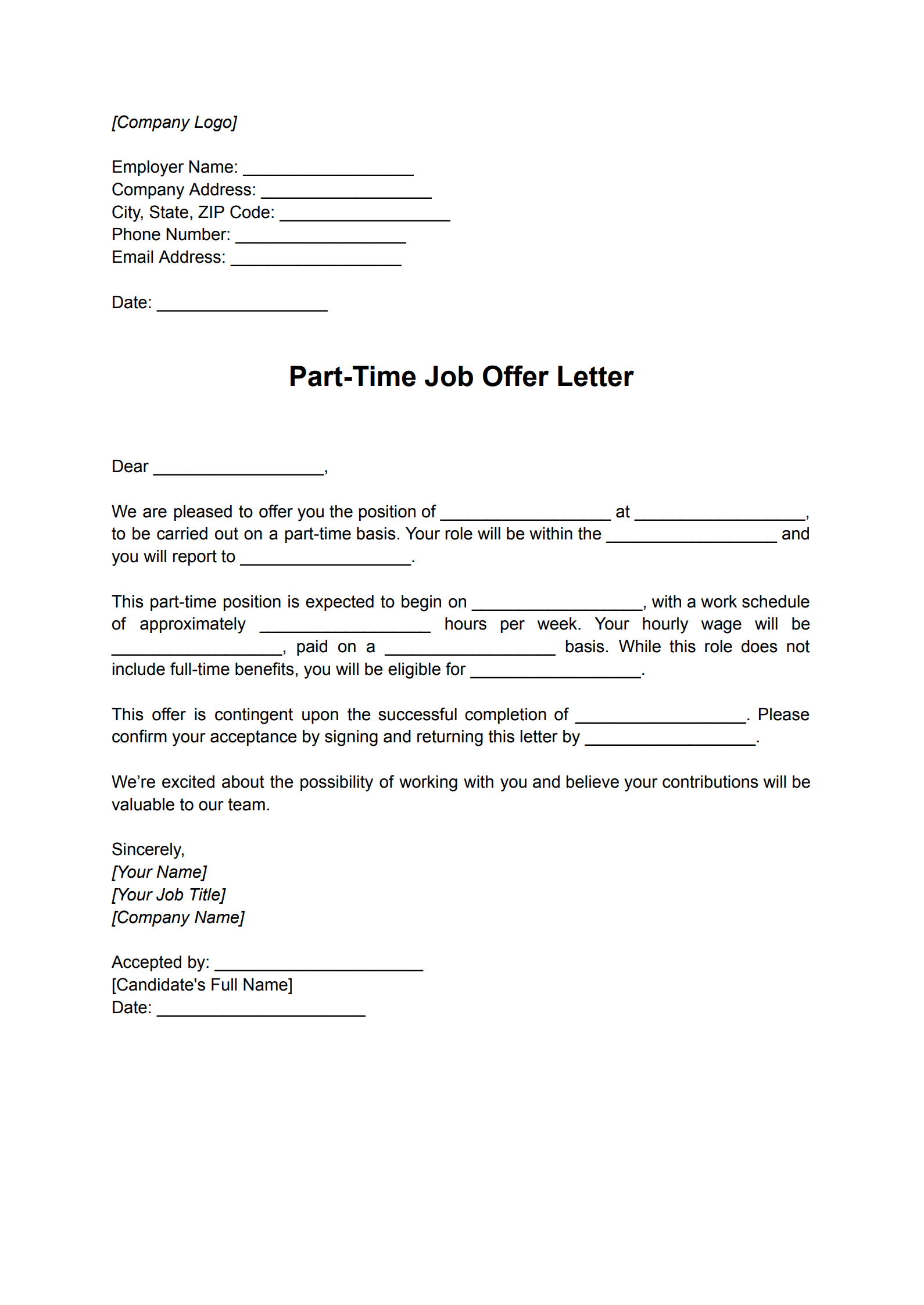 Job Offer Letter Template_3