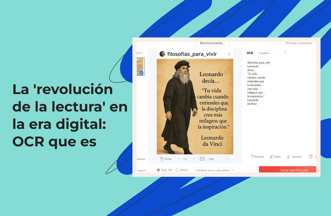 La 'revolución de la lectura' en la era digital: OCR que es