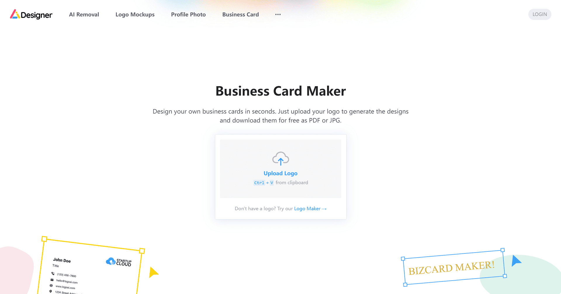 Logo AI - Designer - Business Card Maker