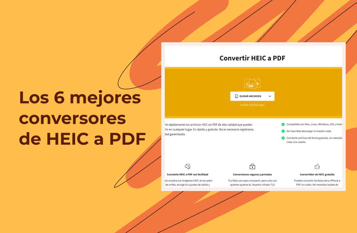 Los 6 mejores conversores de HEIC a PDF