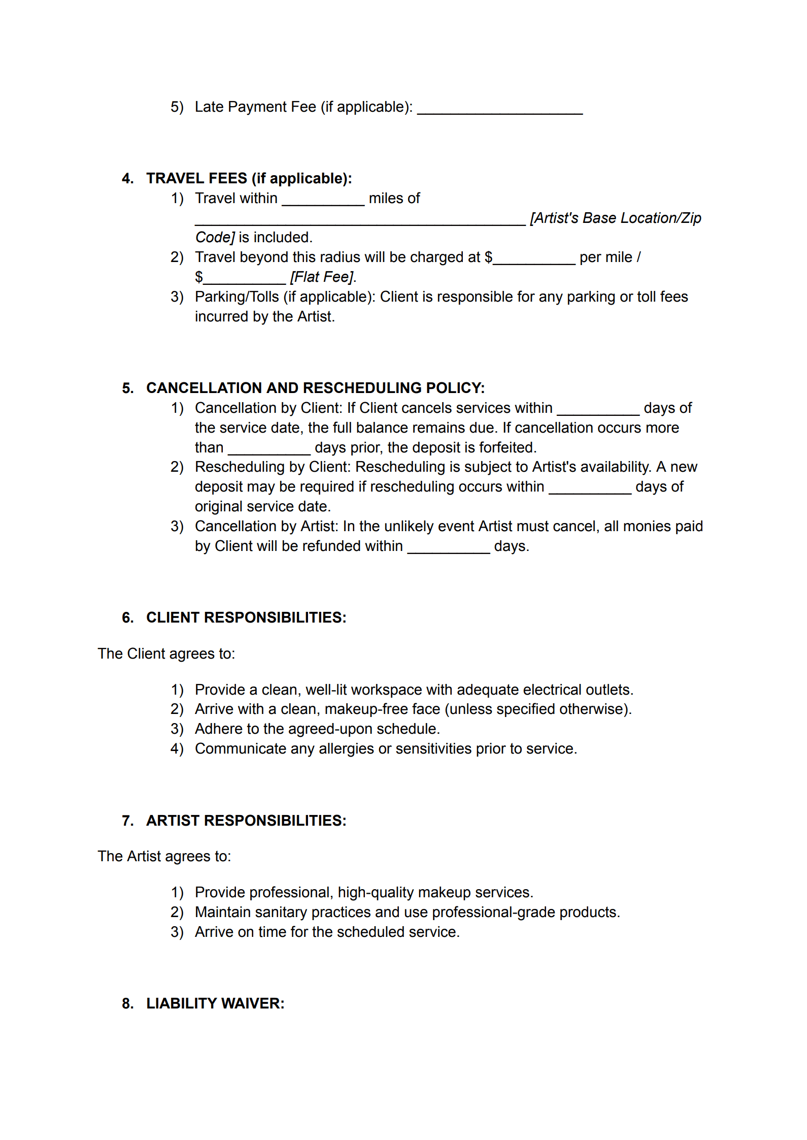 Makeup Artist Contract_page_2