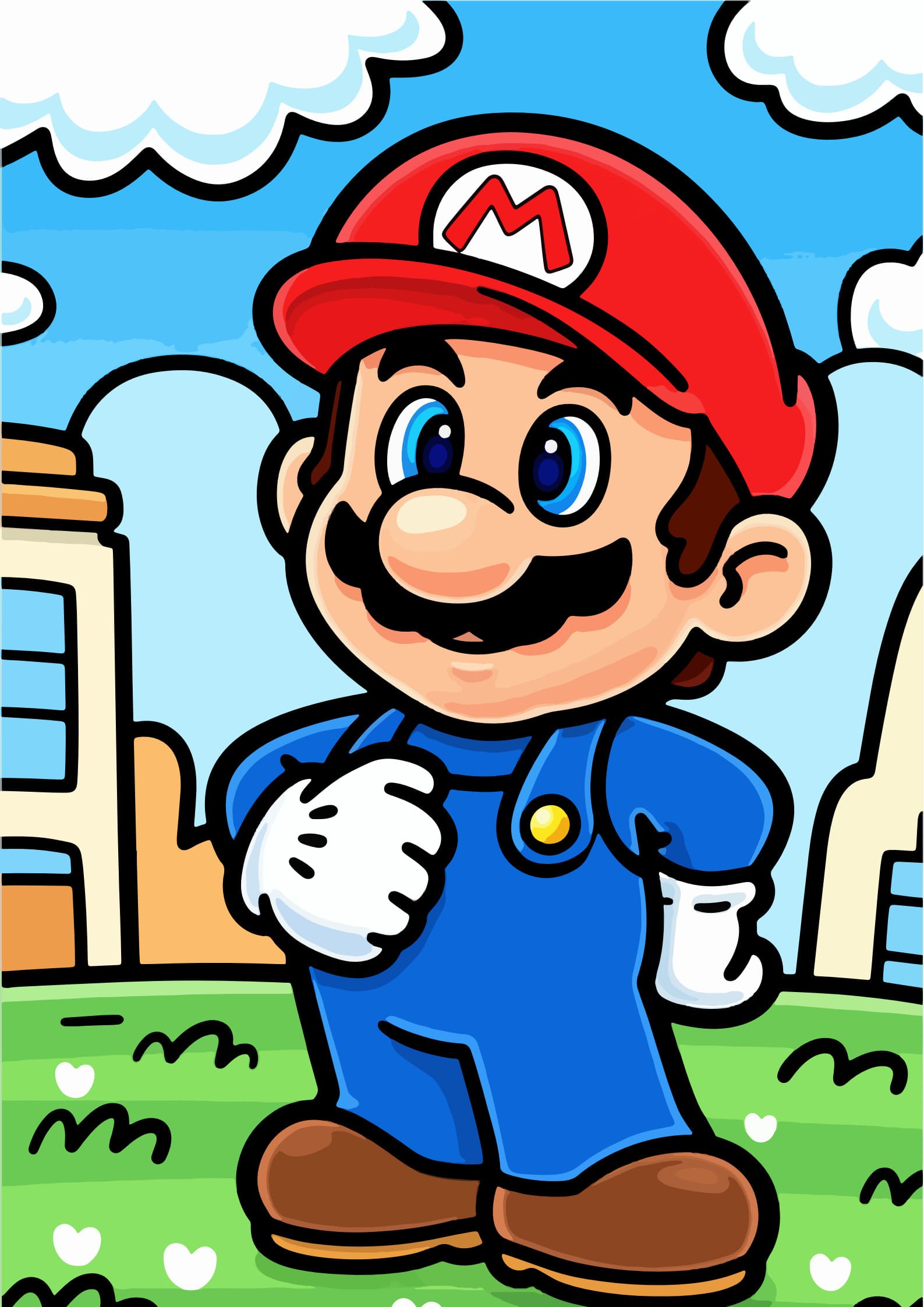 Mario Coloring Sheets