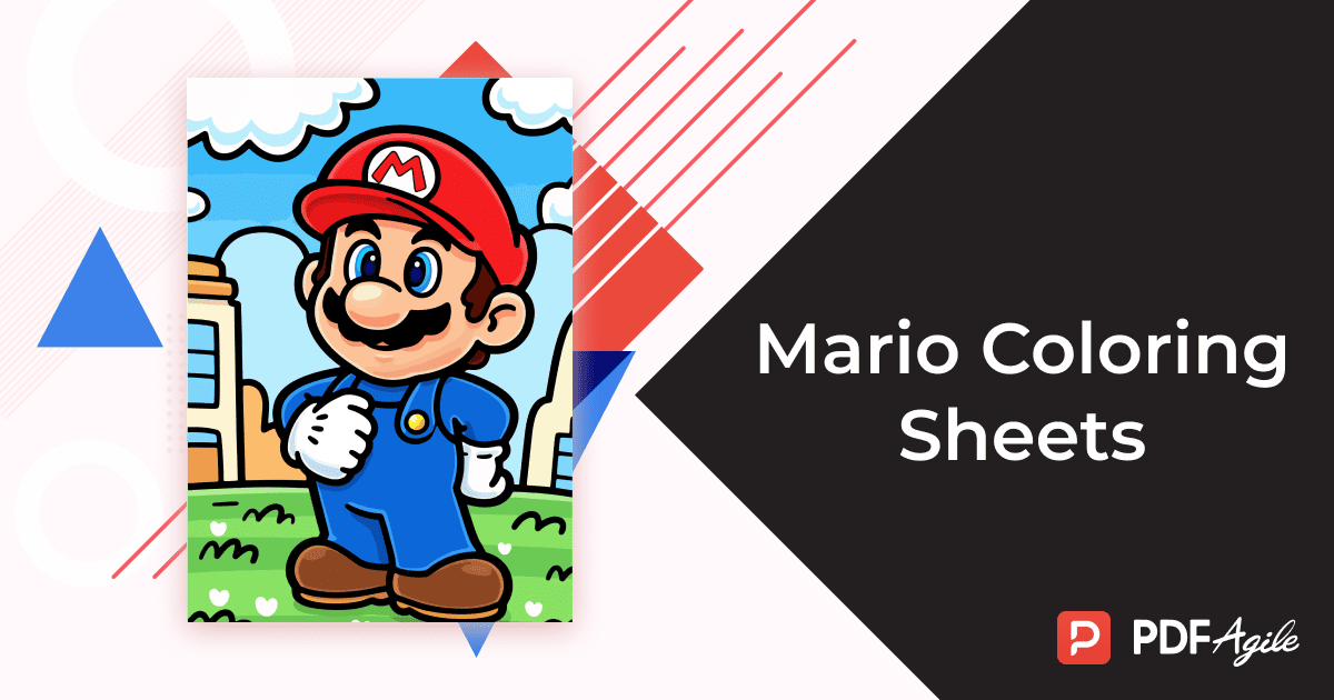 Mario Coloring Sheets