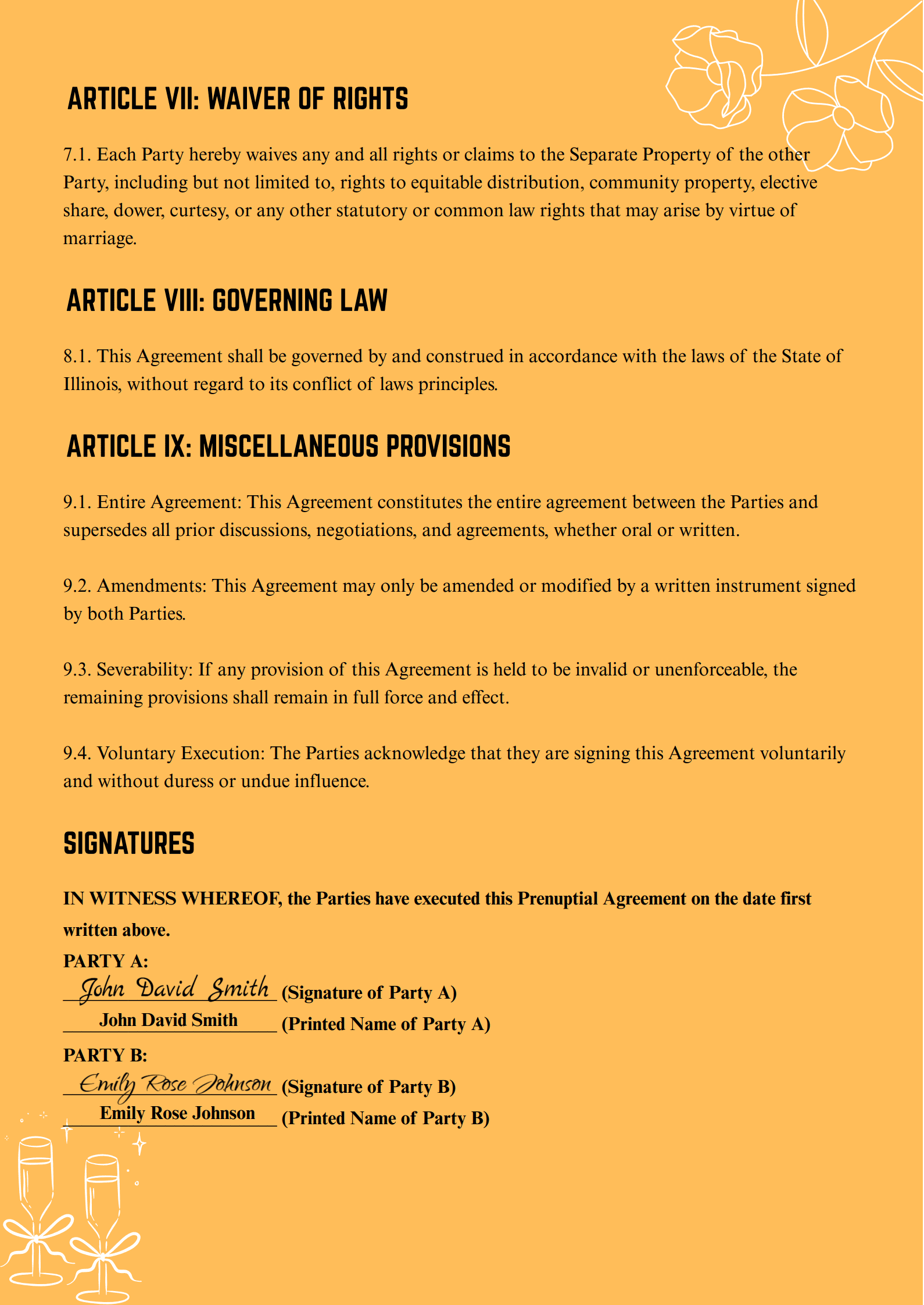 Prenuptial Agreement Template Example_page_4