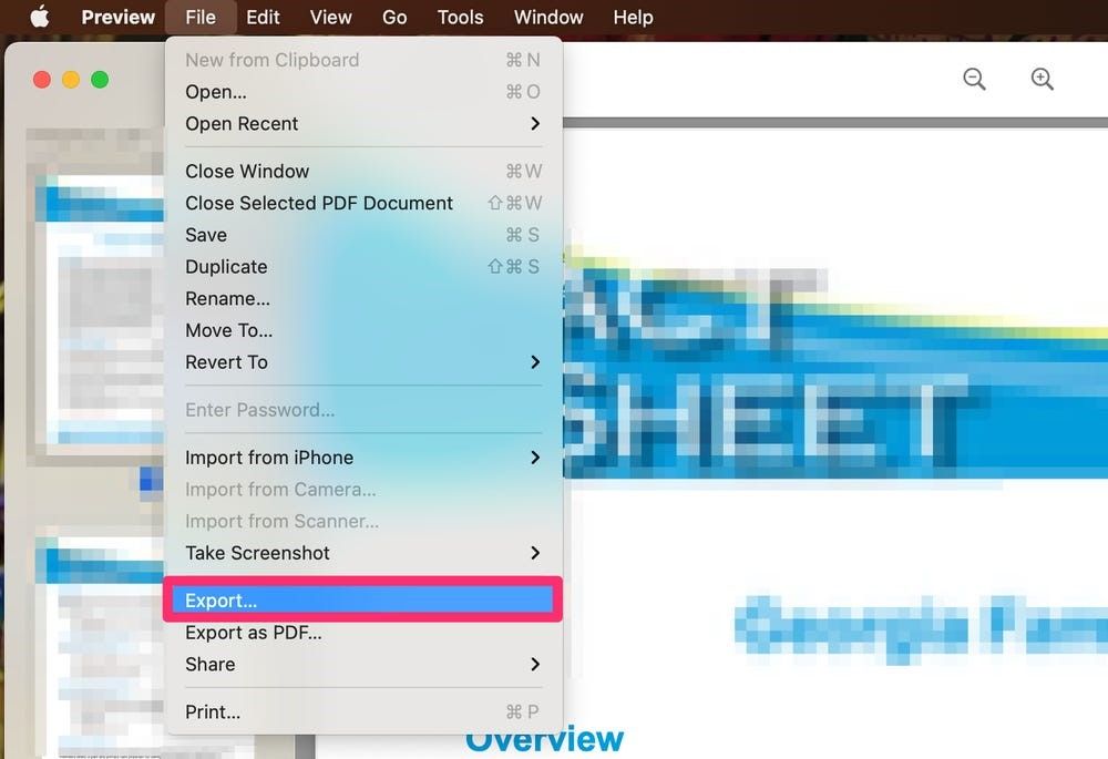 Method 1: How to Reduce a PDF File on a Mac Using Preview