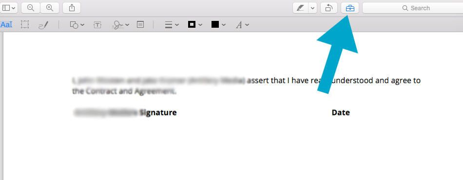 Method 1: How to Sign a PDF on Mac Using Trackpad?