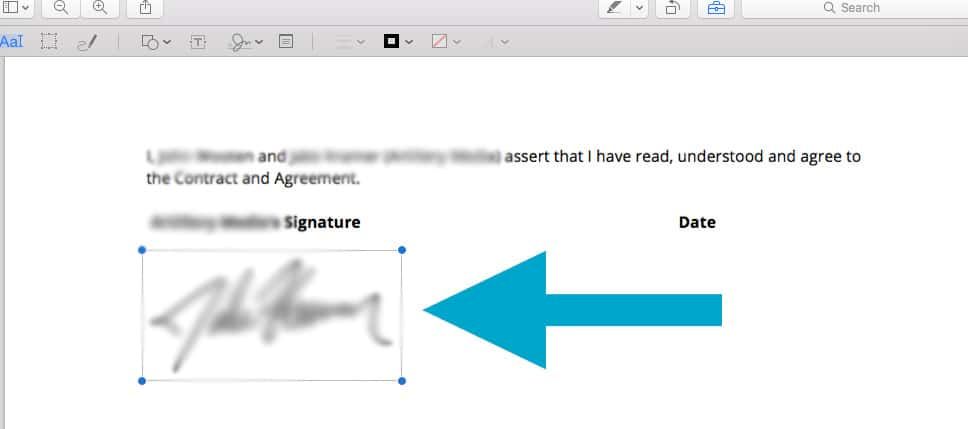 Method 1: How to Sign a PDF on Mac Using Trackpad?