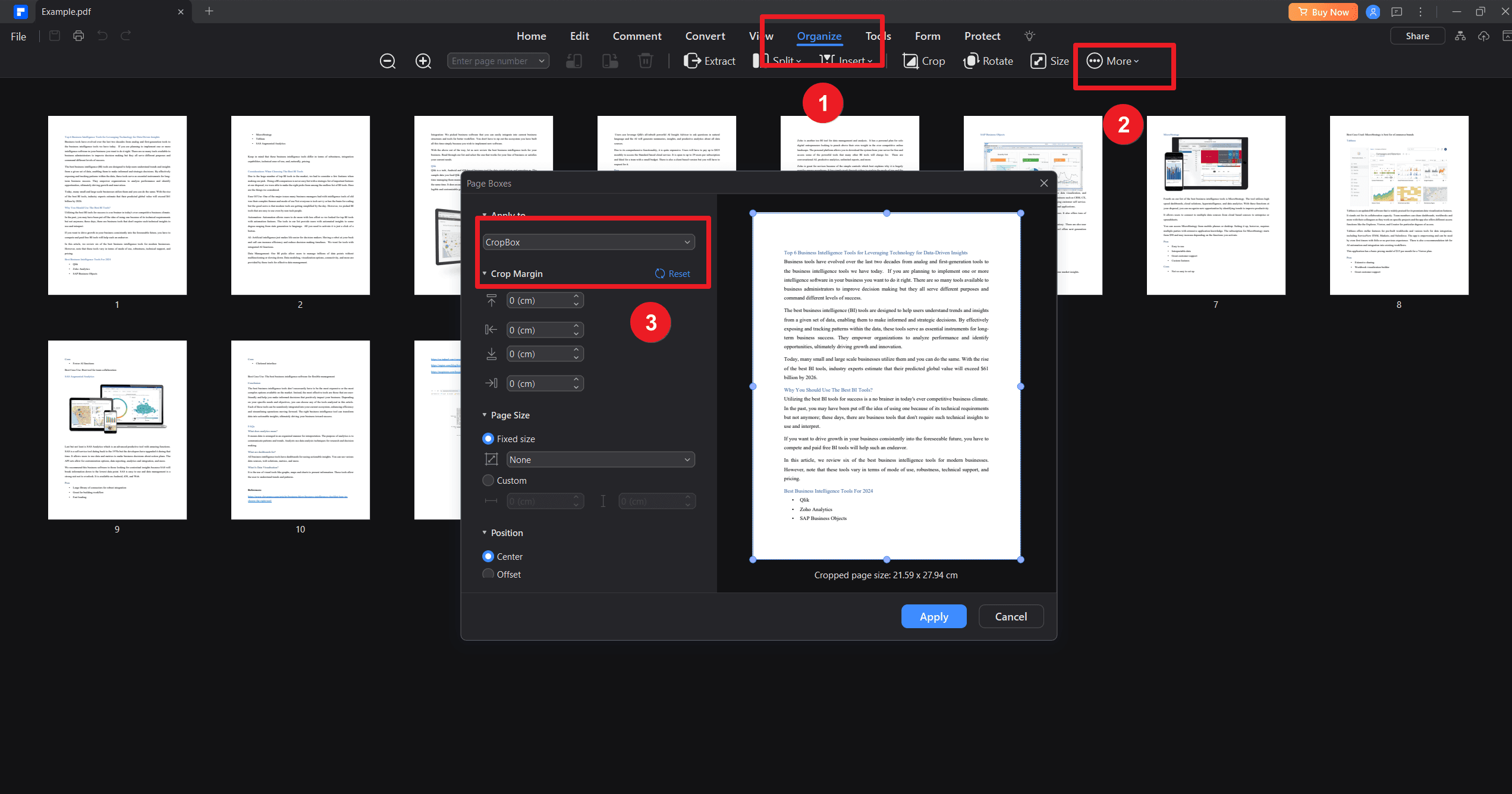 Method 2. Add Bleed or Crop Marks Using PDFelement