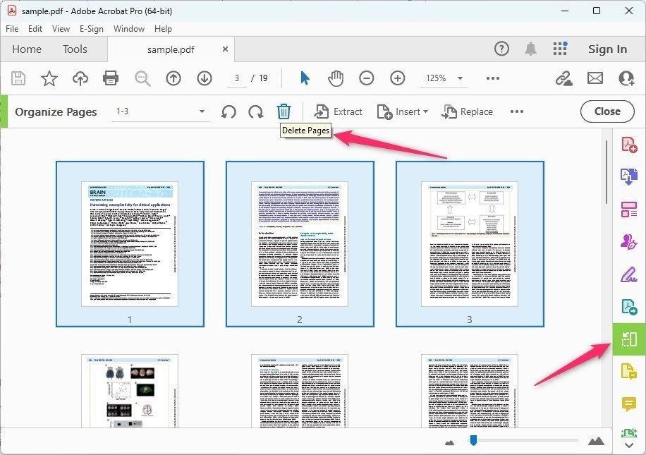 Method 2: How to Delete a Page in a PDF on Mac Using Adobe Acrobat?