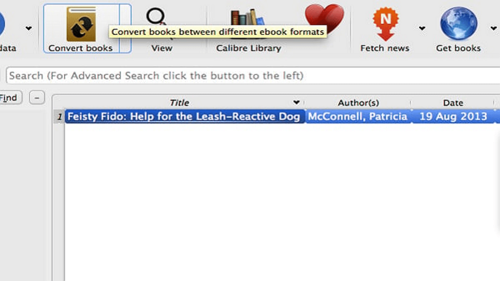 Method 2: Steps to add eBooks from Bookshelf and iBooks into Calibre
