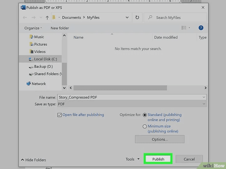Método 3: ¿Cómo Reducir el Tamaño de un Archivo PDF en una Mac Usando Microsoft Word?