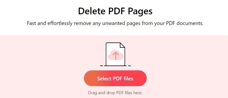 Method 3: How to Remove a Page from a PDF on Mac Online