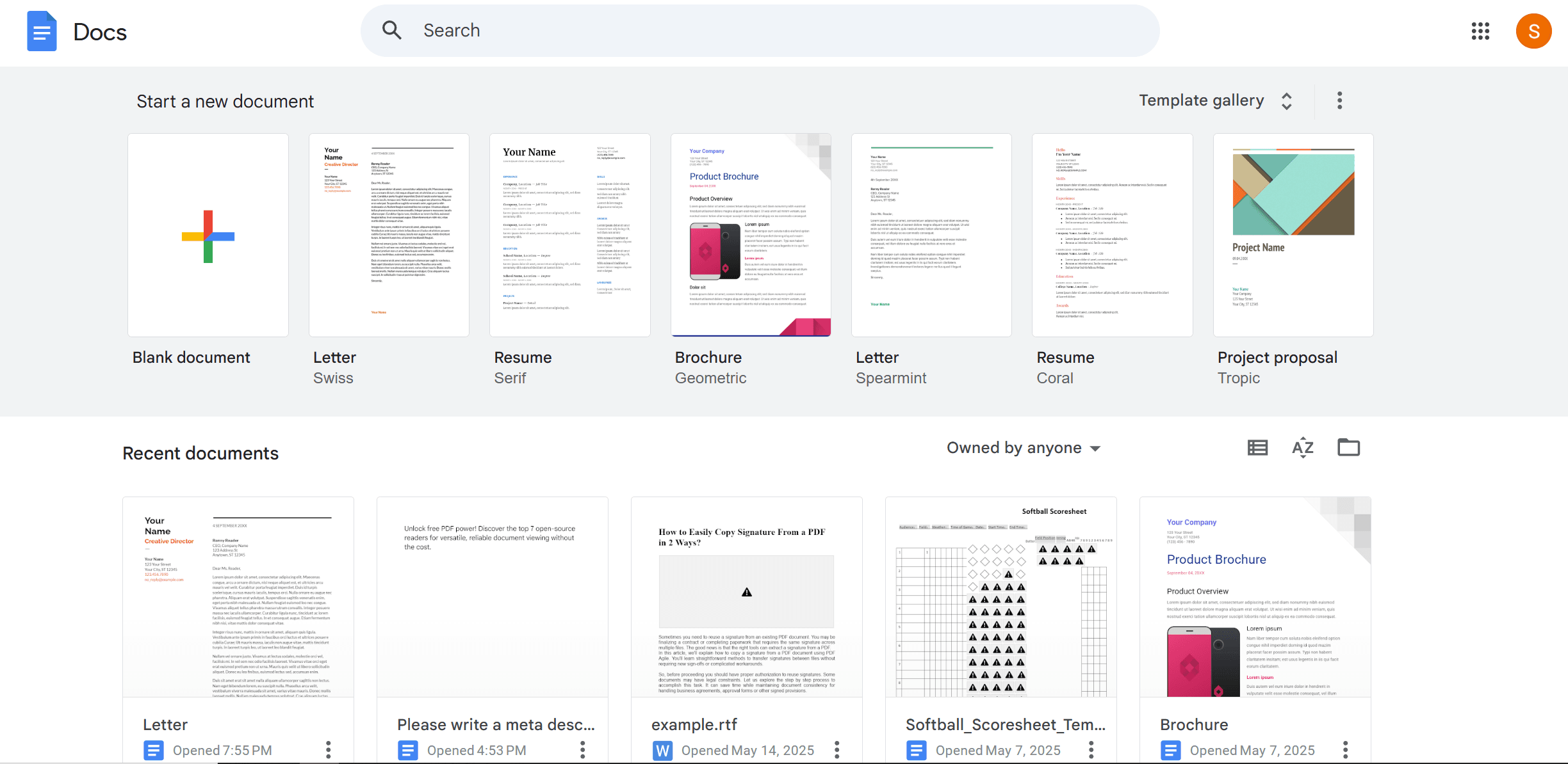 Method 4: Through Google Docs