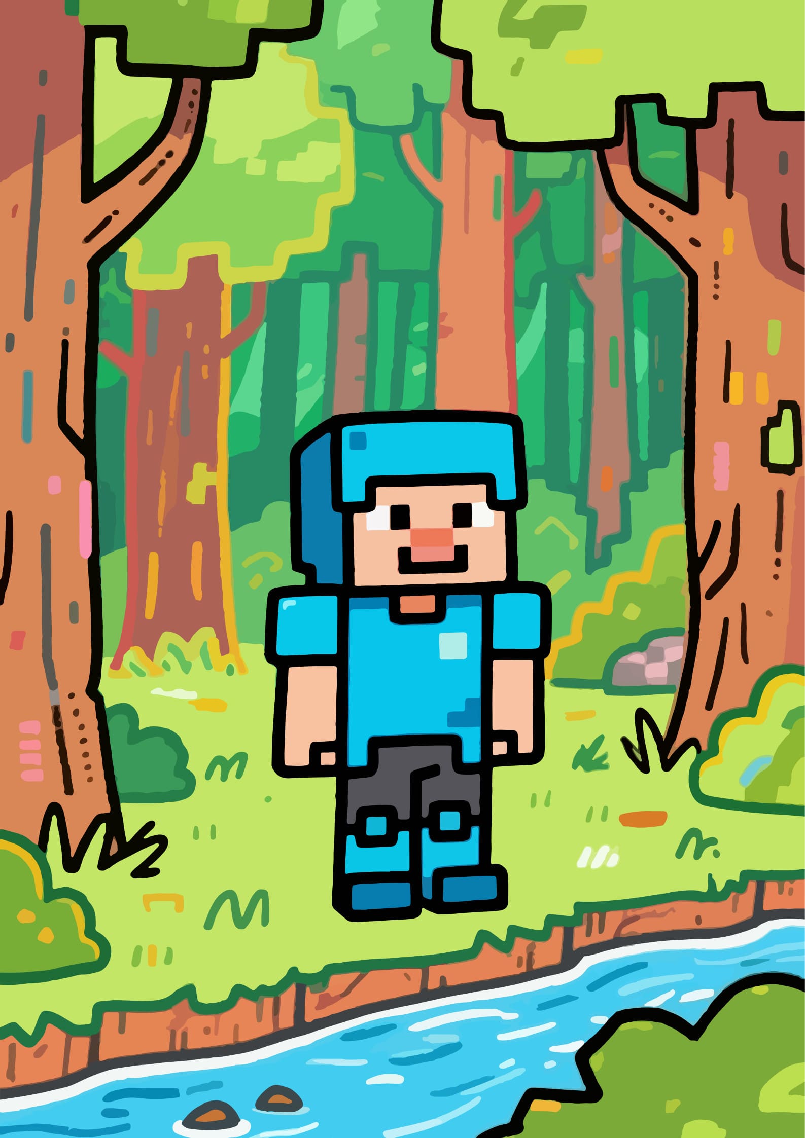 Minecraft Coloring Pages